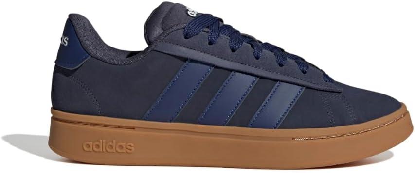 imageadidas Mens Grand Court Alpha ShoesShadow NavyDark PurpleGum