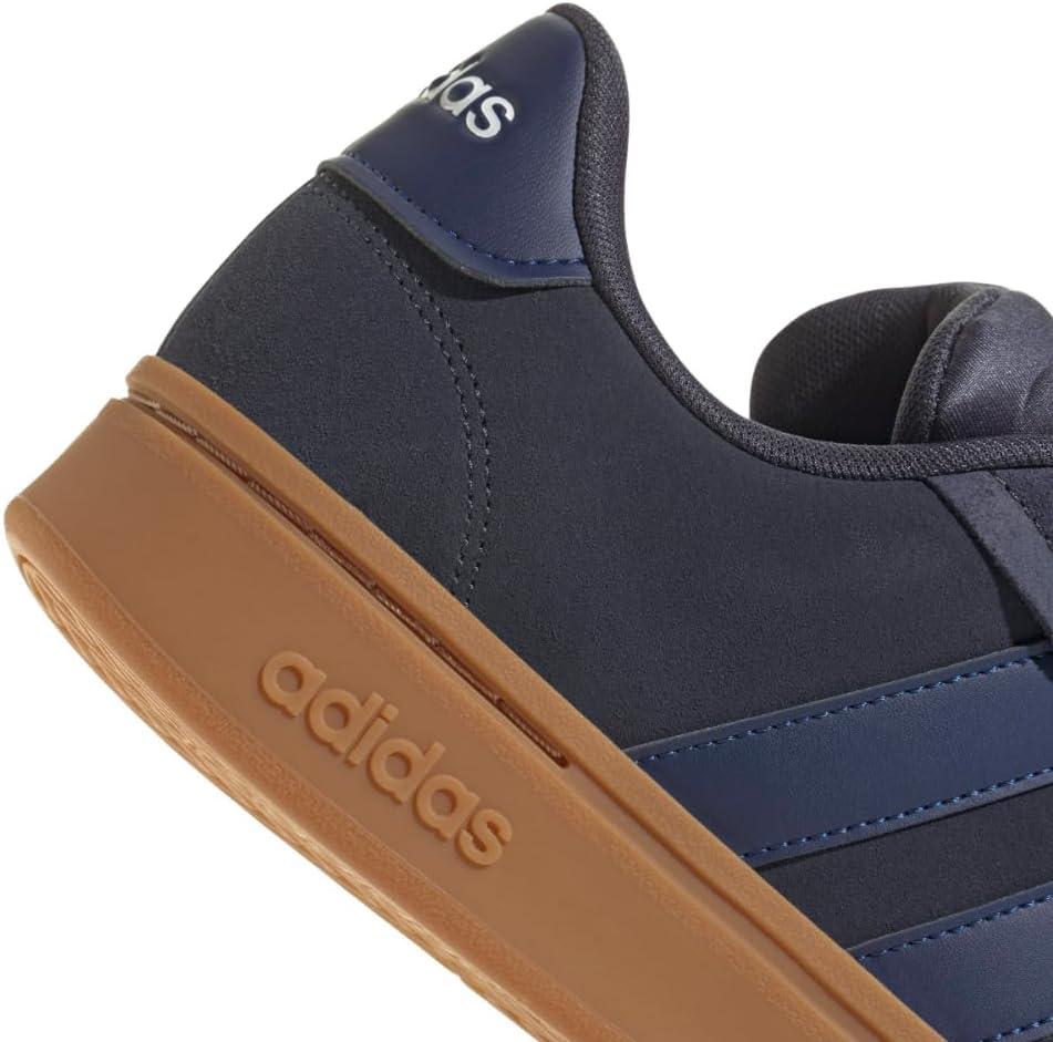 imageadidas Mens Grand Court Alpha ShoesShadow NavyDark PurpleGum