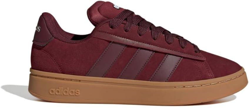 imageadidas Mens Grand Court Alpha ShoesShadow RedAurora RubyGum