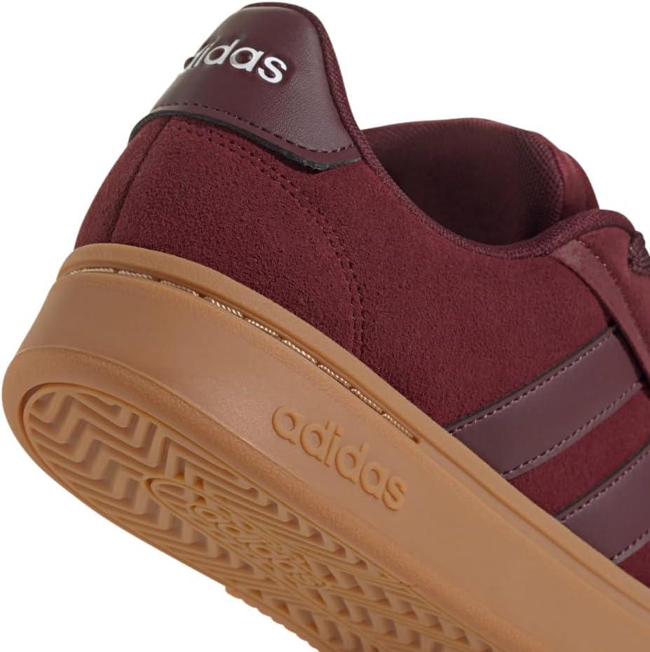 imageadidas Mens Grand Court Alpha ShoesShadow RedAurora RubyGum