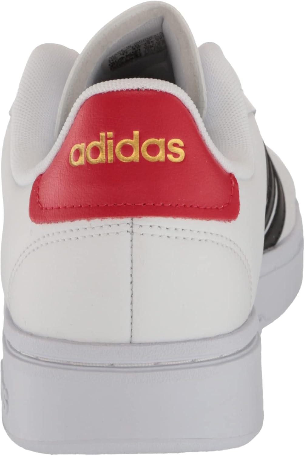 imageadidas Mens Grand Court Alpha ShoesWhiteBlackBetter Scarlet