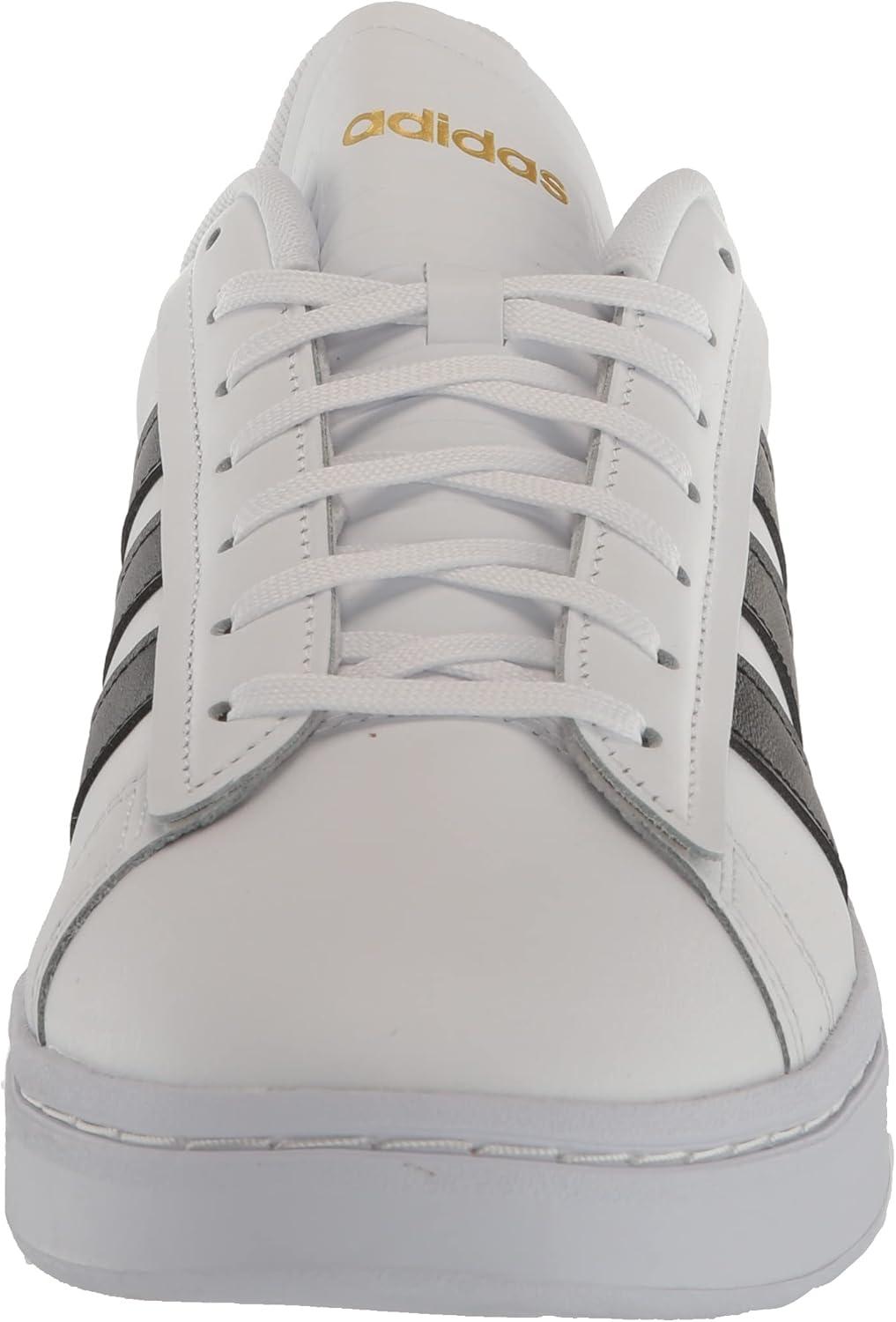 imageadidas Mens Grand Court Alpha ShoesWhiteBlackBetter Scarlet