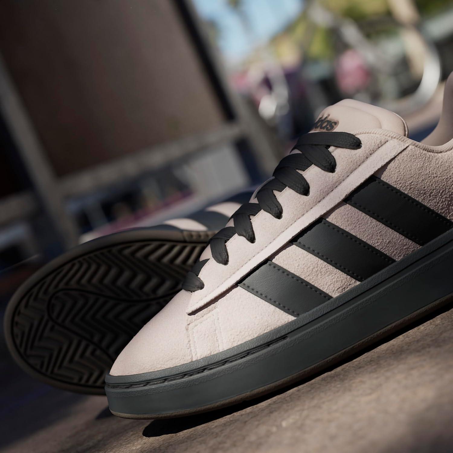 imageadidas Mens Grand Court Alpha ShoesWonder TaupeBlackGum