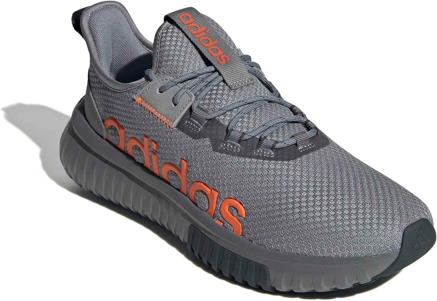 imageadidas Mens Kaptir 40GreyImpact OrangeGrey