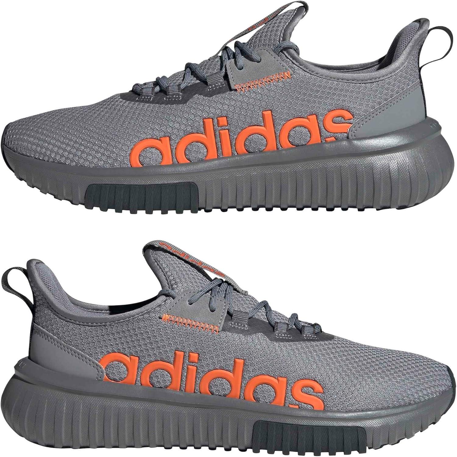 imageadidas Mens Kaptir 40GreyImpact OrangeGrey