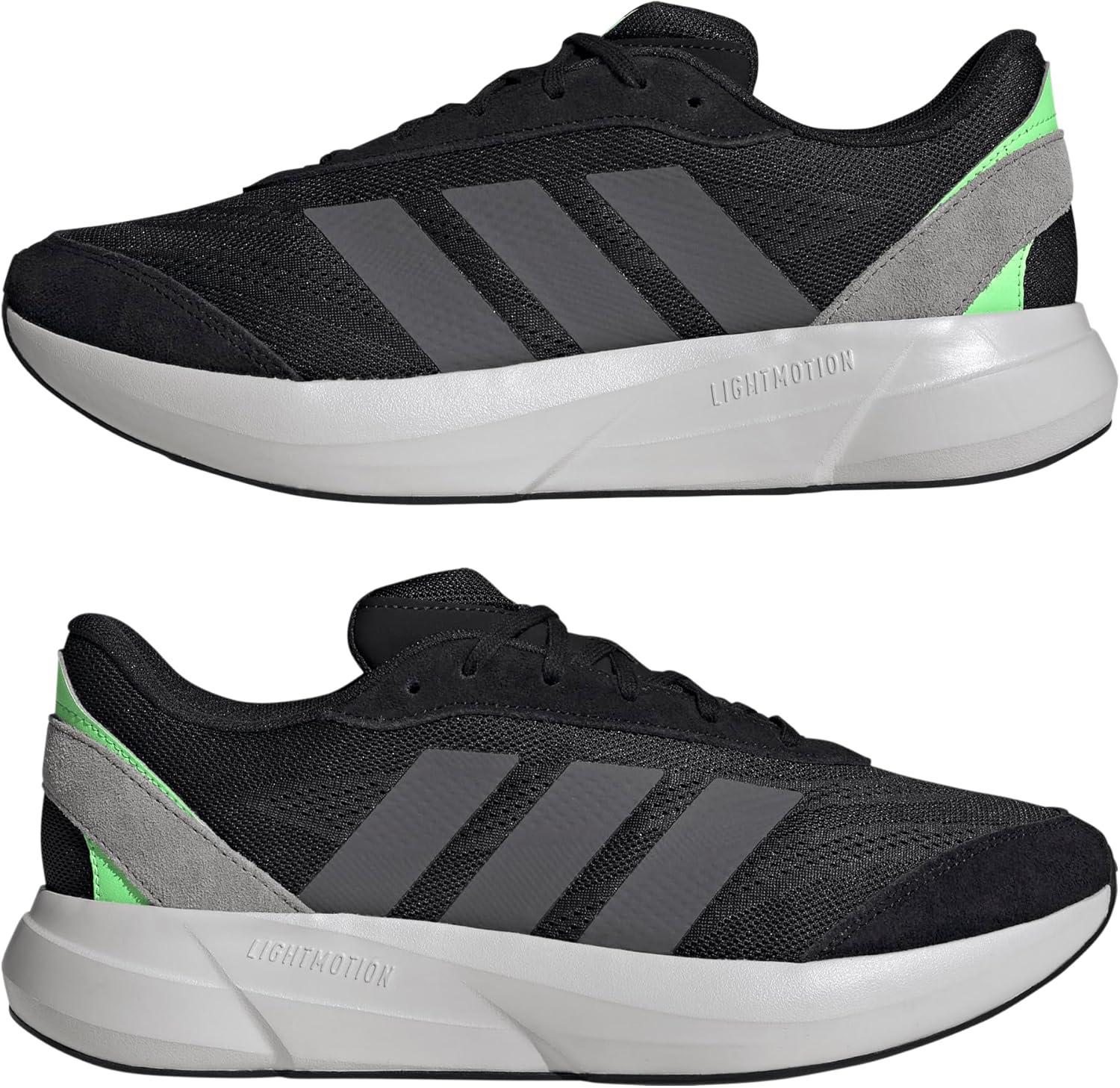imageadidas Mens LightshiftBlackGreyLime Burst