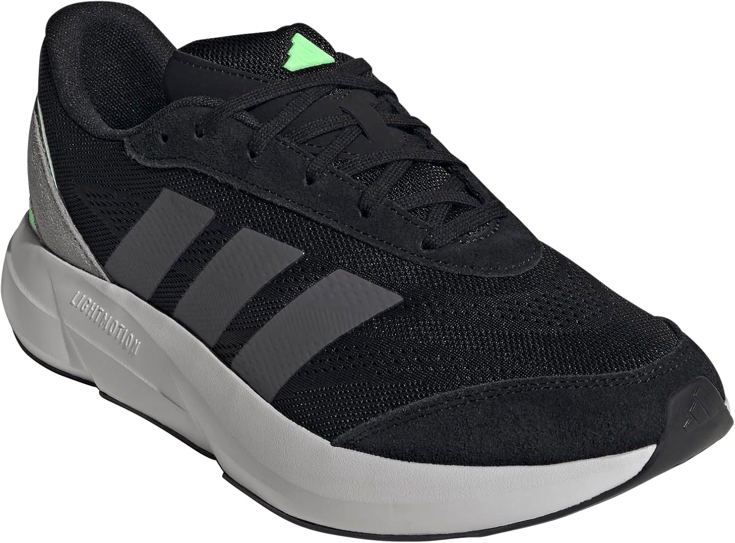 imageadidas Mens LightshiftBlackGreyLime Burst