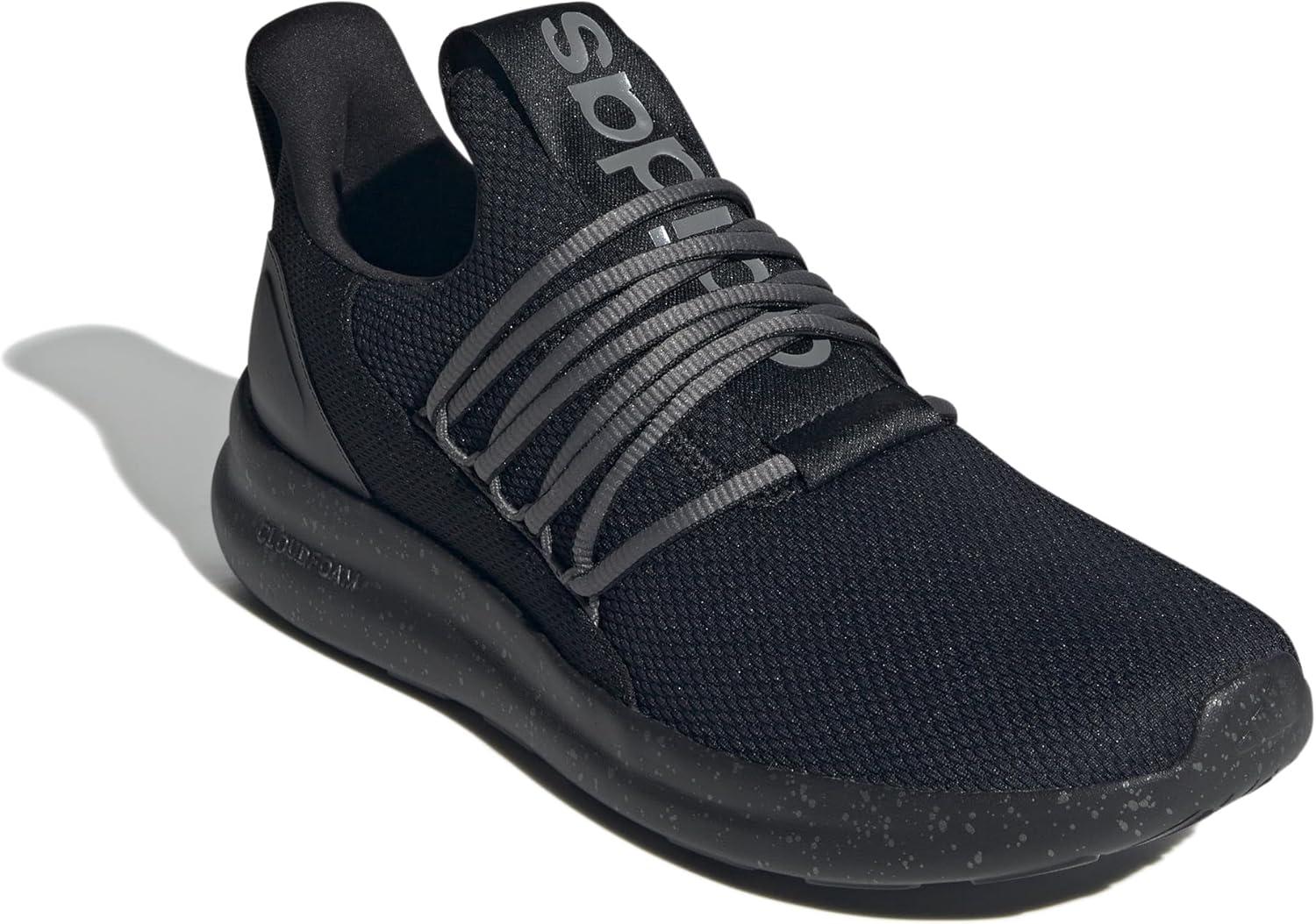imageadidas Mens Lite Racer Adapt 70 ShoesBlackGreyIron Metallic