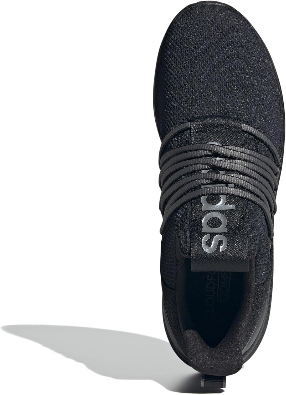 imageadidas Mens Lite Racer Adapt 70 ShoesBlackGreyIron Metallic