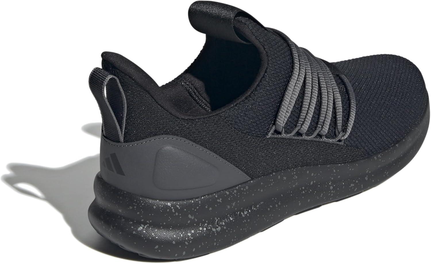 imageadidas Mens Lite Racer Adapt 70 ShoesBlackGreyIron Metallic
