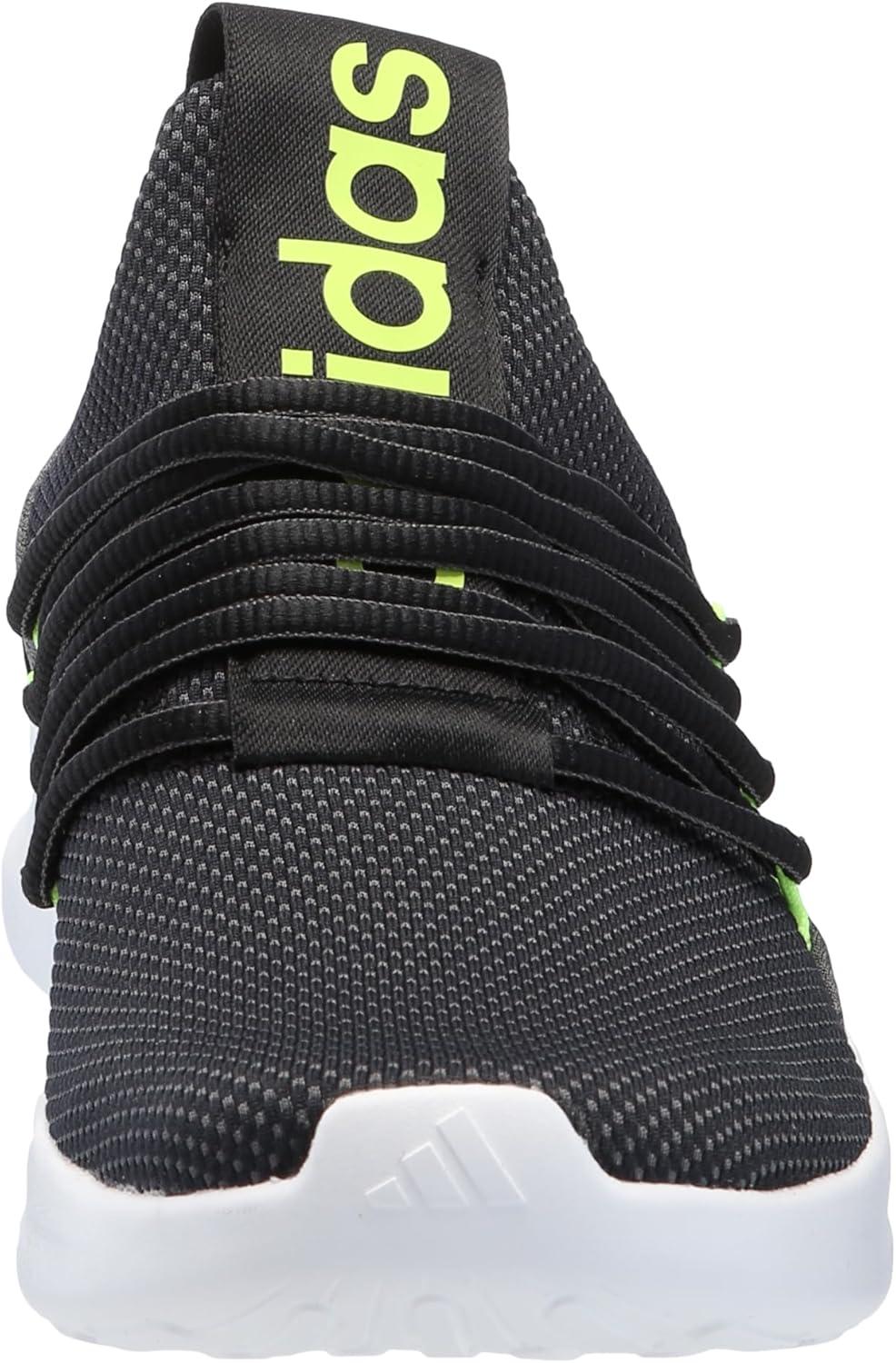 imageadidas Mens Lite Racer Adapt 70 ShoesBlackGreyLucid Lemon