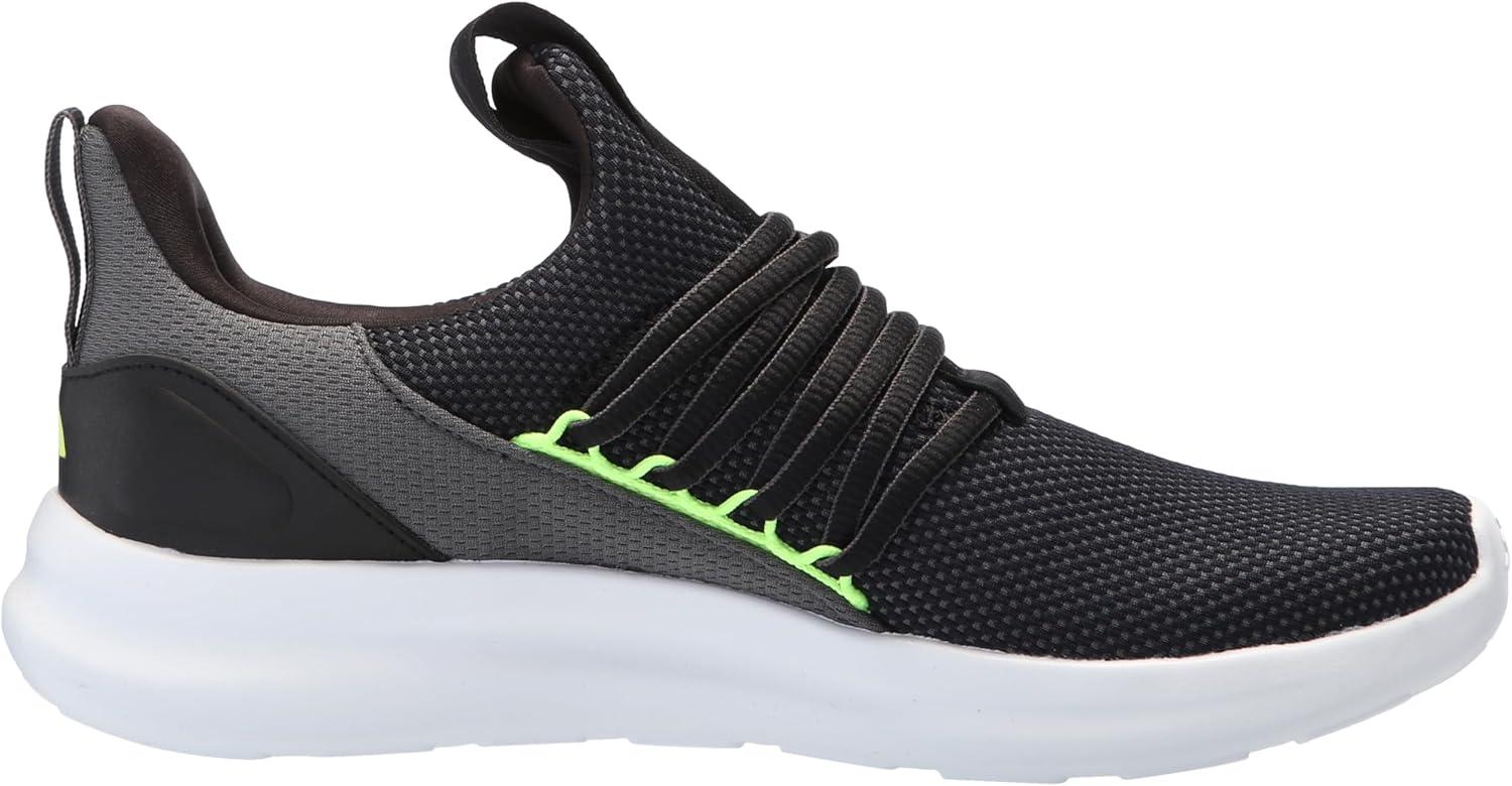imageadidas Mens Lite Racer Adapt 70 ShoesBlackGreyLucid Lemon