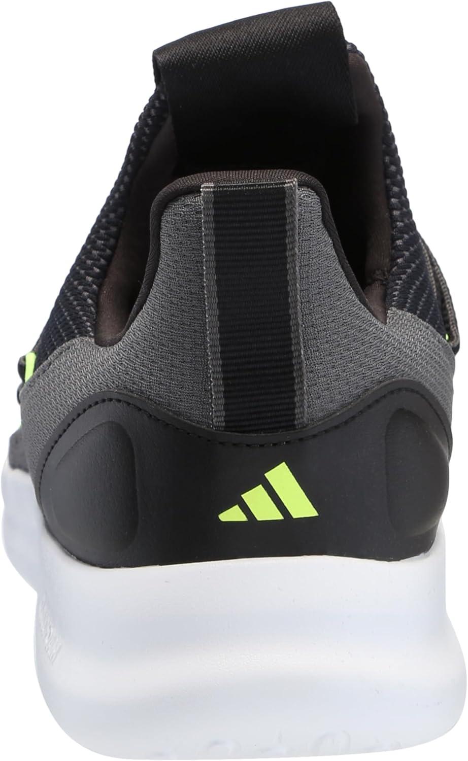 imageadidas Mens Lite Racer Adapt 70 ShoesBlackGreyLucid Lemon