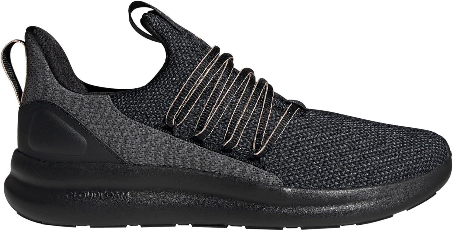 imageadidas Mens Lite Racer Adapt 70 ShoesBlackWarm SandstoneGrey