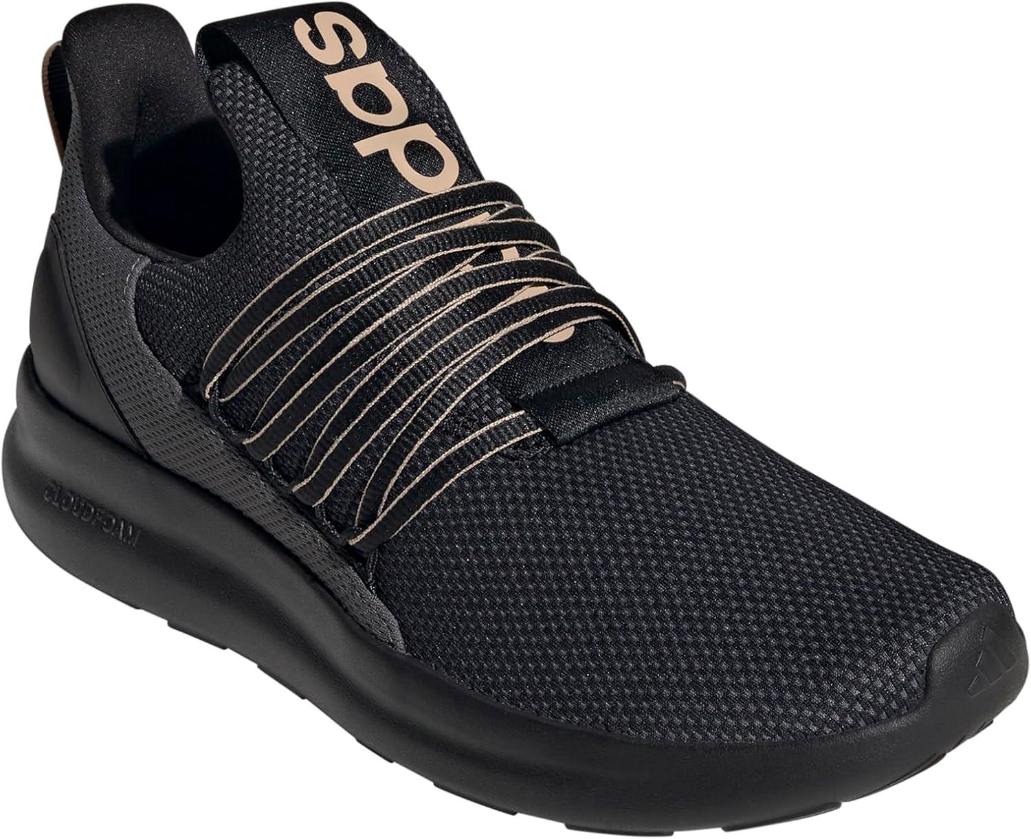 imageadidas Mens Lite Racer Adapt 70 ShoesBlackWarm SandstoneGrey