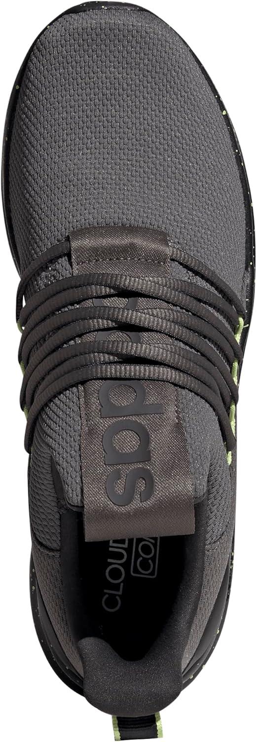 imageadidas Mens Lite Racer Adapt 70 ShoesCharcoalPulse LimeCarbon