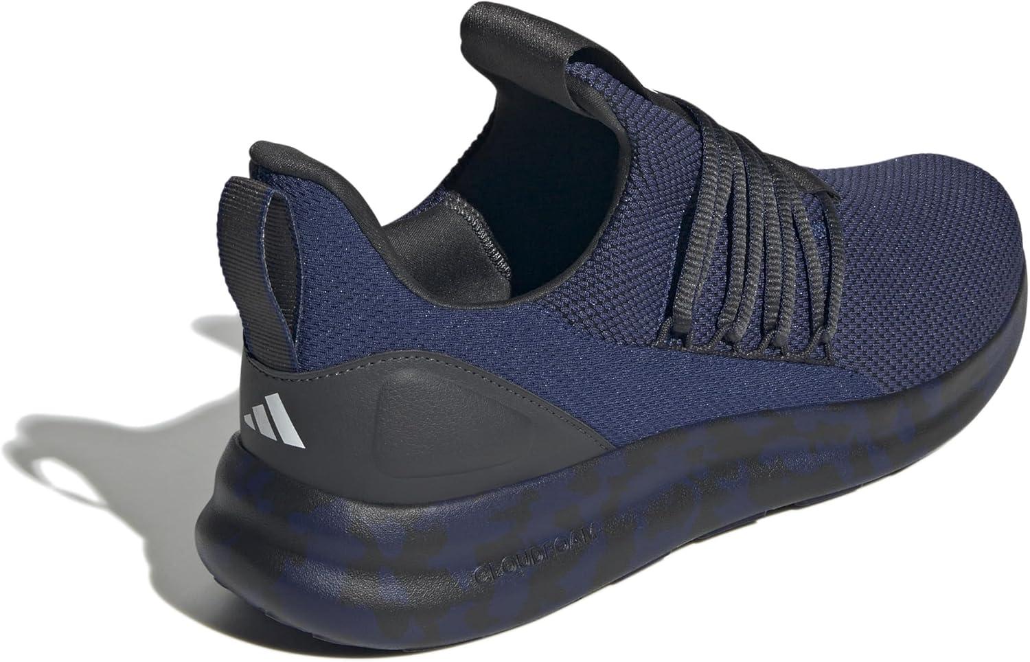 imageadidas Mens Lite Racer Adapt 70 ShoesDark BlueBlackWhite