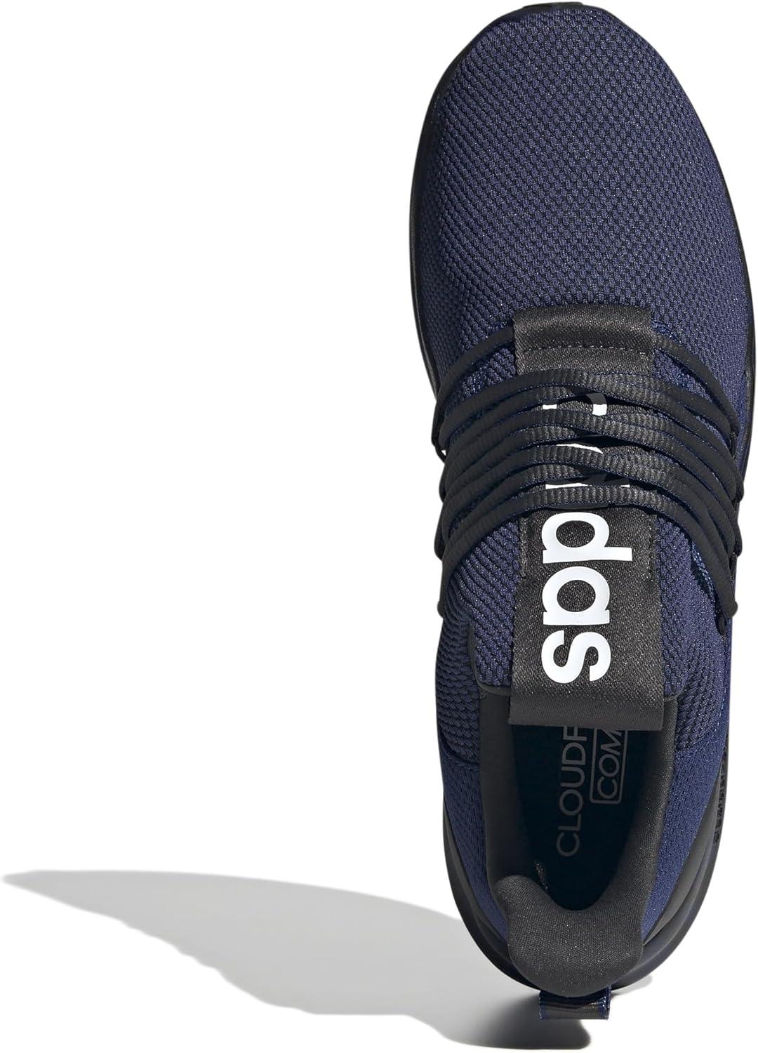 imageadidas Mens Lite Racer Adapt 70 ShoesDark BlueBlackWhite