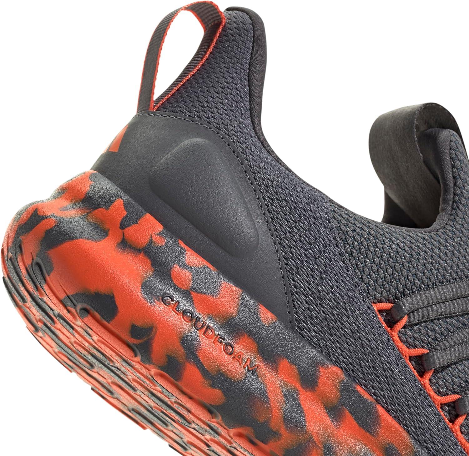 imageadidas Mens Lite Racer Adapt 70 ShoesGreySemi Impact OrangeGrey