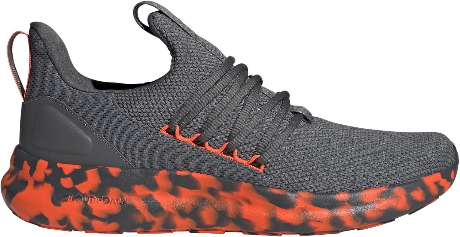 imageadidas Mens Lite Racer Adapt 70 ShoesGreySemi Impact OrangeGrey