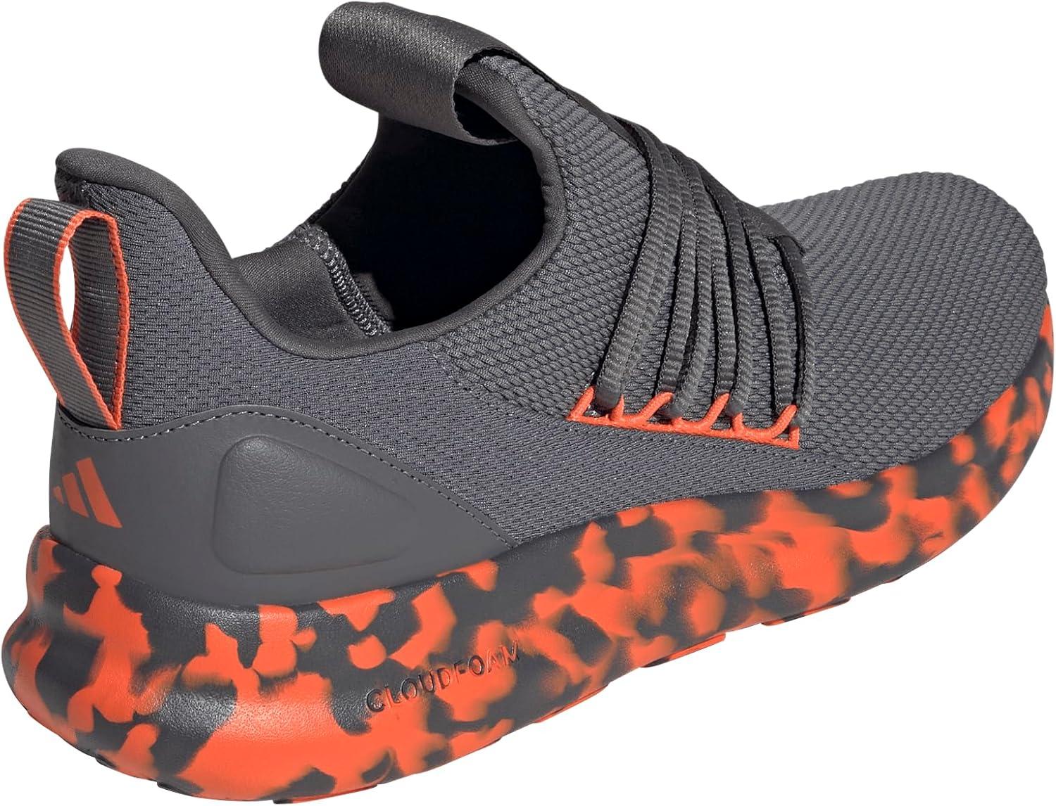 imageadidas Mens Lite Racer Adapt 70 ShoesGreySemi Impact OrangeGrey