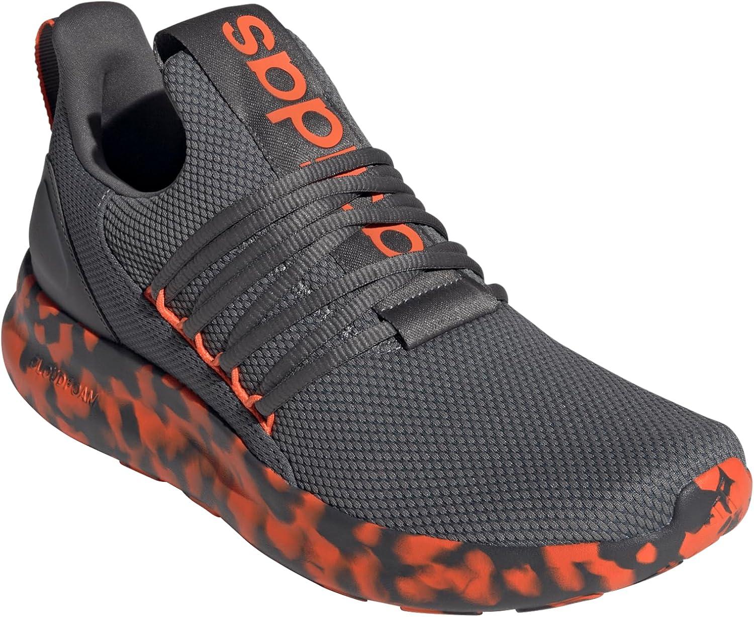 imageadidas Mens Lite Racer Adapt 70 ShoesGreySemi Impact OrangeGrey