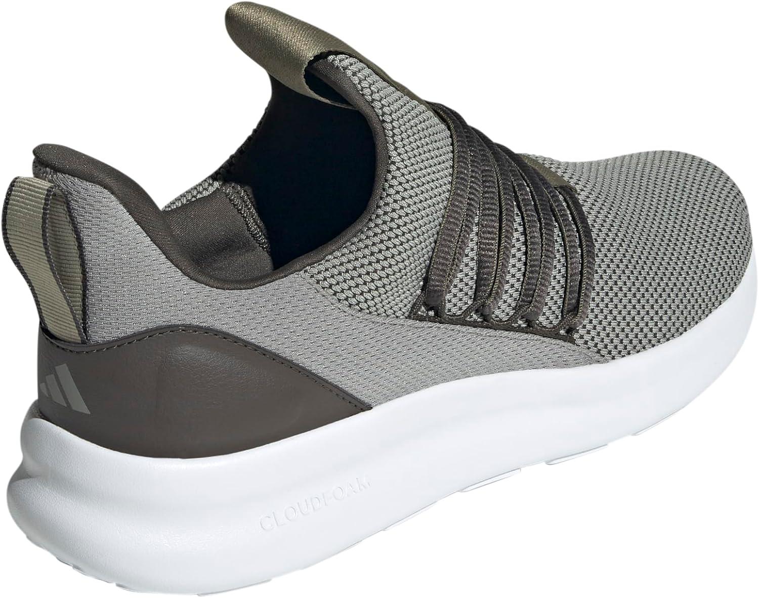 imageadidas Mens Lite Racer Adapt 70 ShoesSilver PebbleShadow OliveOlive Strata
