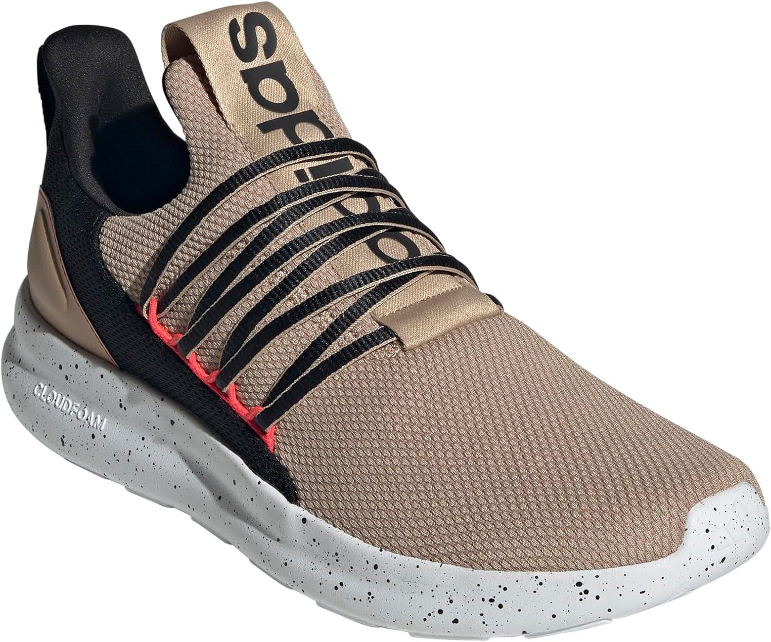 imageadidas Mens Lite Racer Adapt 70 ShoesWarm SandstoneBlackLucid Red