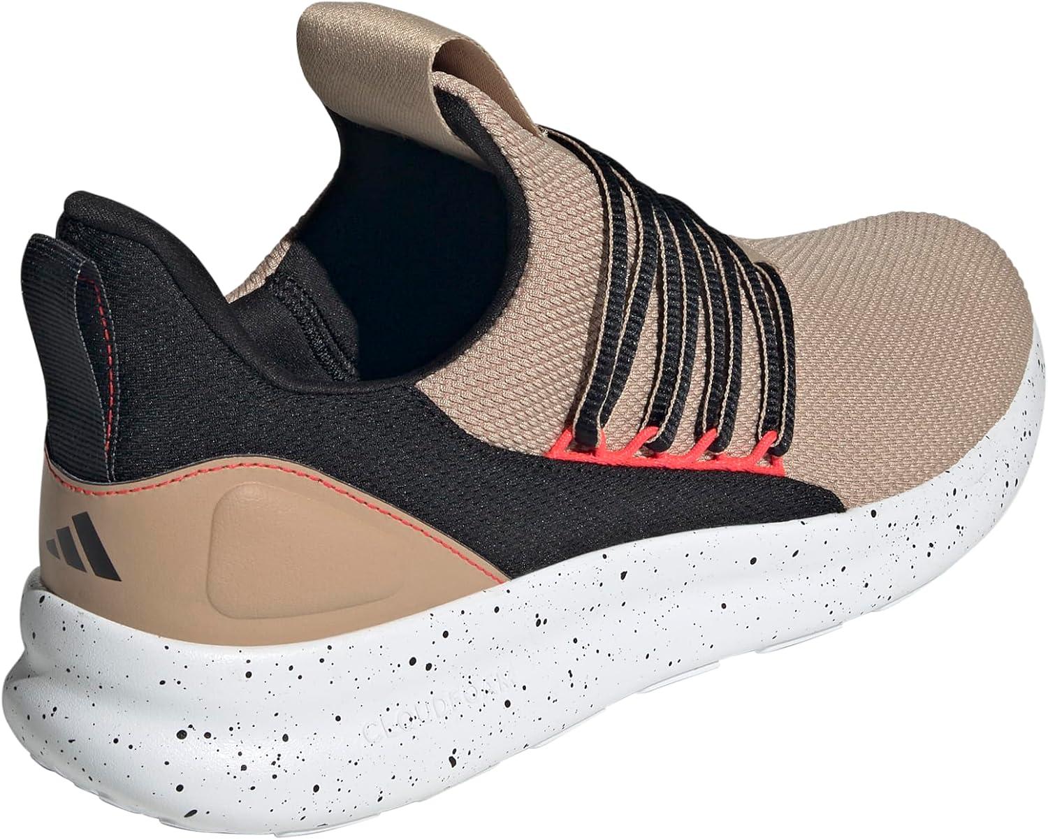 imageadidas Mens Lite Racer Adapt 70 ShoesWarm SandstoneBlackLucid Red