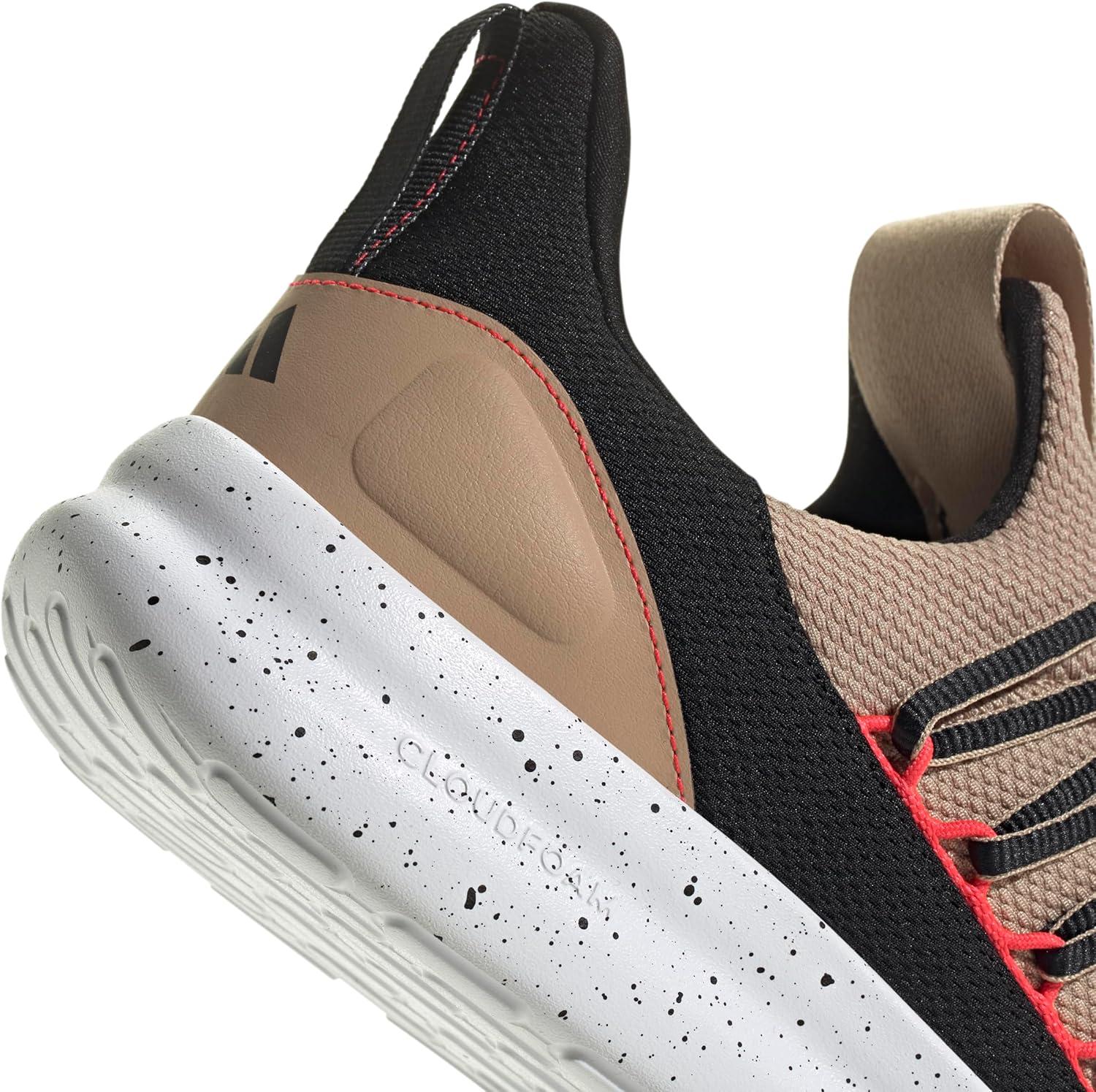 imageadidas Mens Lite Racer Adapt 70 ShoesWarm SandstoneBlackLucid Red