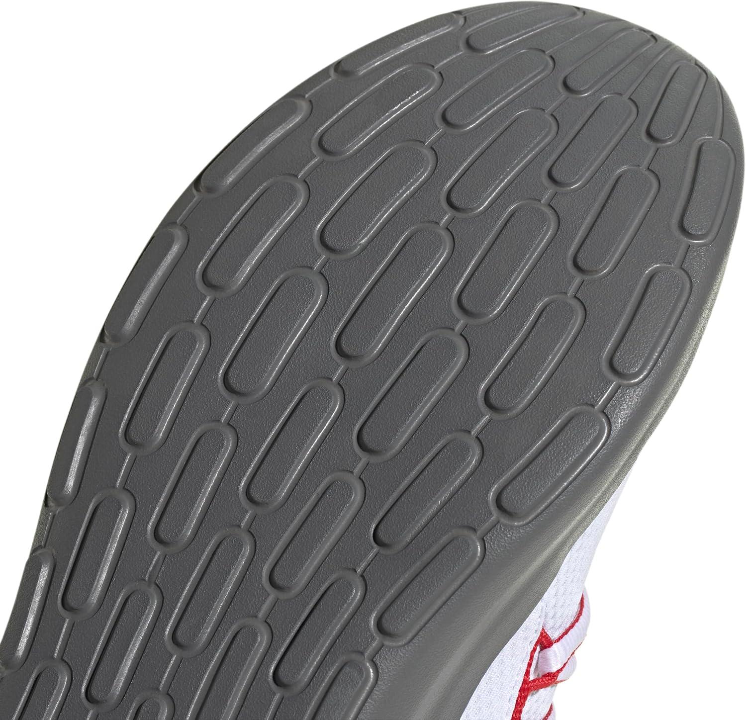 imageadidas Mens Lite Racer Adapt 70 ShoesWhiteBetter ScarletGrey