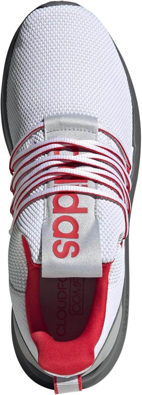 imageadidas Mens Lite Racer Adapt 70 ShoesWhiteBetter ScarletGrey