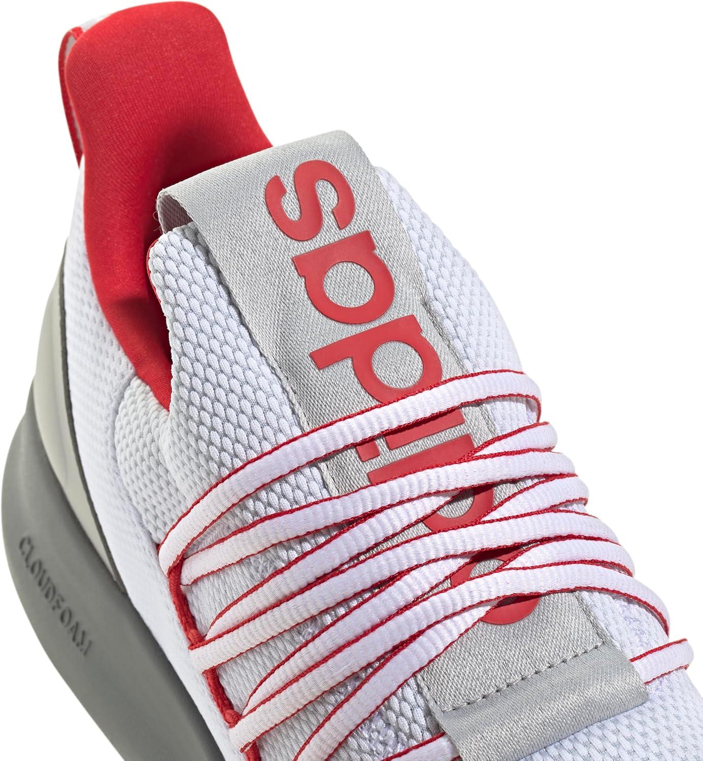 imageadidas Mens Lite Racer Adapt 70 ShoesWhiteBetter ScarletGrey