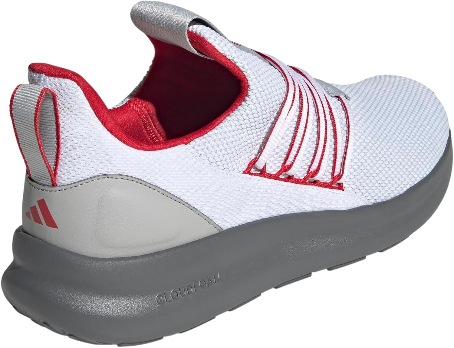 imageadidas Mens Lite Racer Adapt 70 ShoesWhiteBetter ScarletGrey