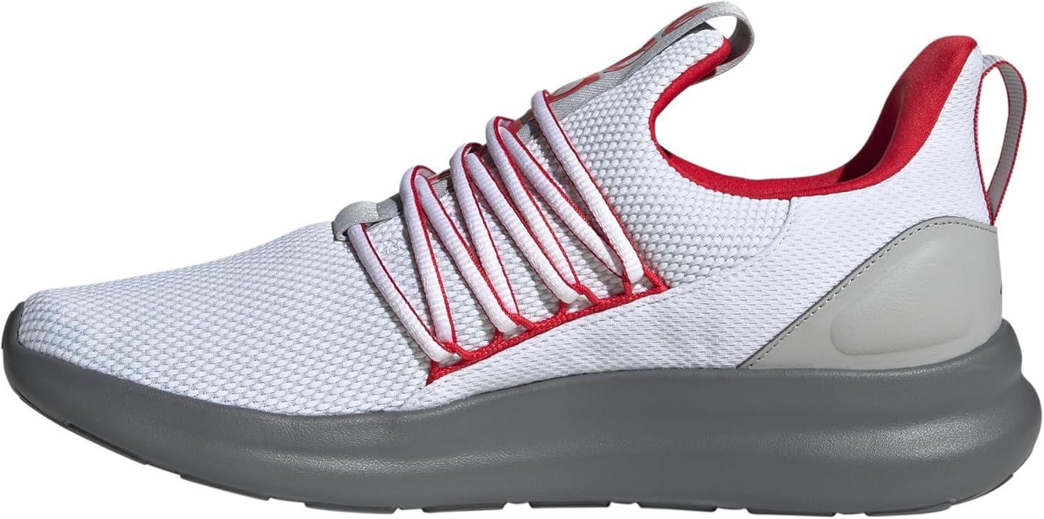 imageadidas Mens Lite Racer Adapt 70 ShoesWhiteBetter ScarletGrey