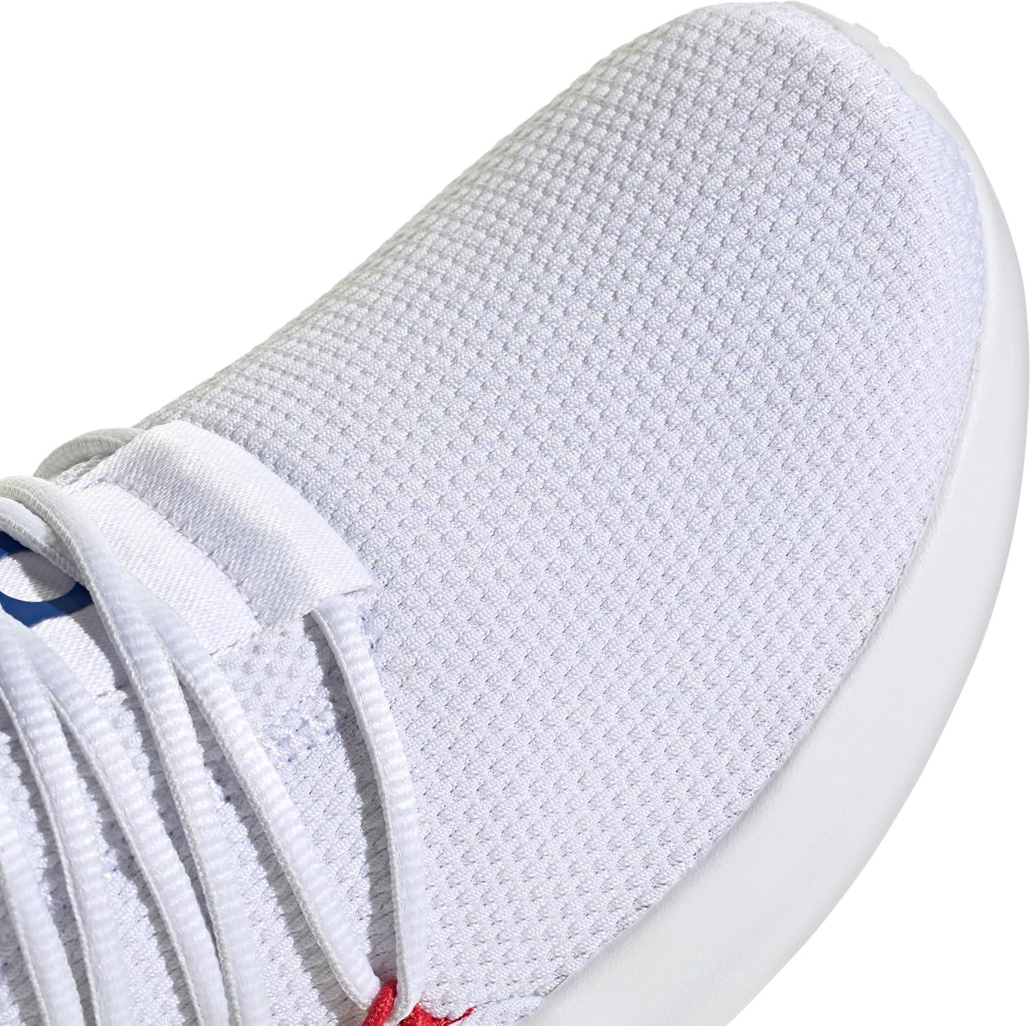 imageadidas Mens Lite Racer Adapt 70 ShoesWhiteBetter ScarletLucid Blue