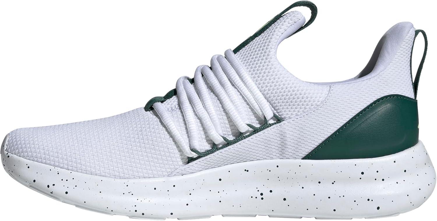 imageadidas Mens Lite Racer Adapt 70 ShoesWhiteCollegiate GreenPulse Lime