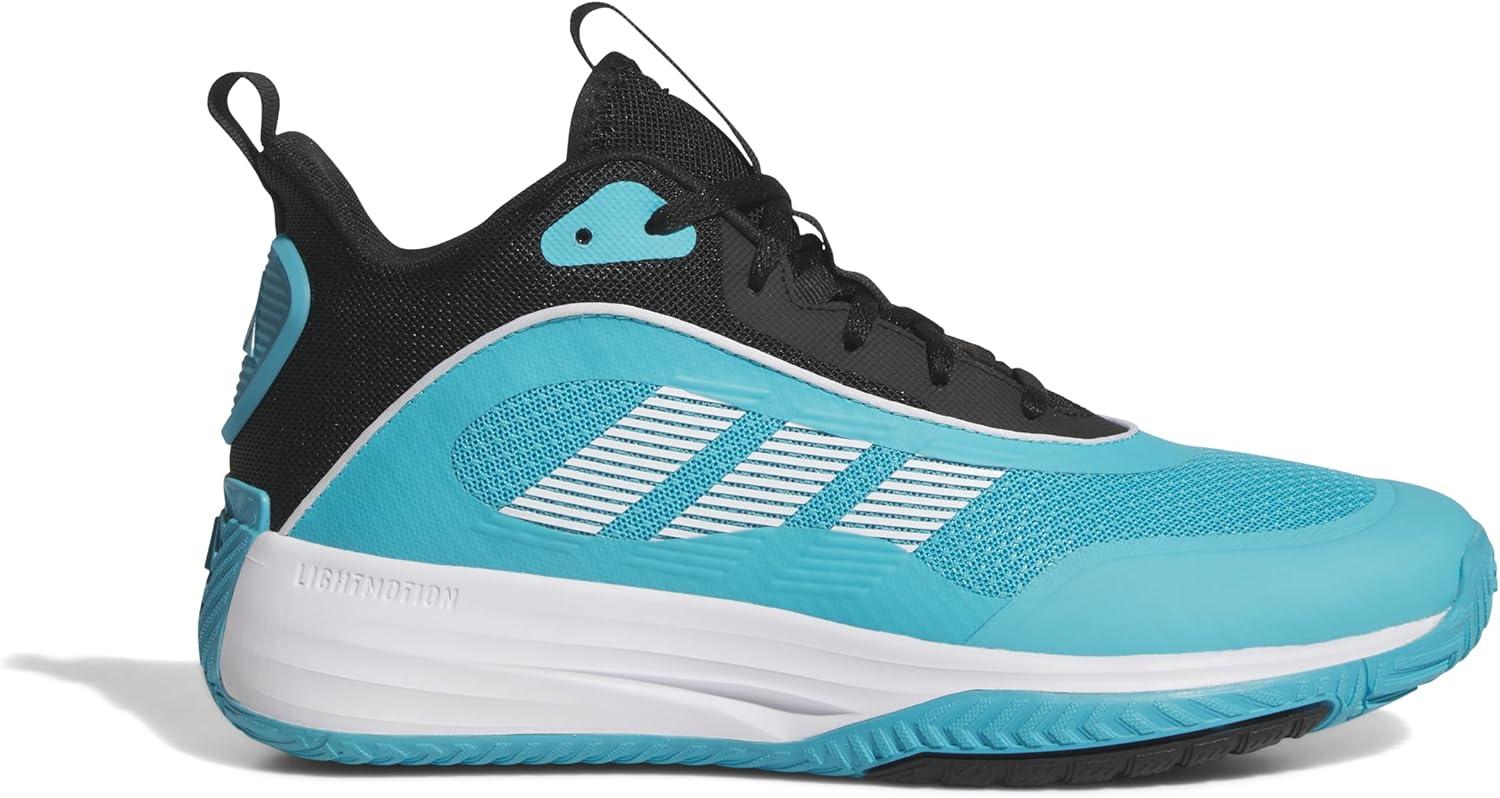 imageadidas Mens Own The Game 30 Basketball SneakerLucid Cyan Ftwr White Core Black