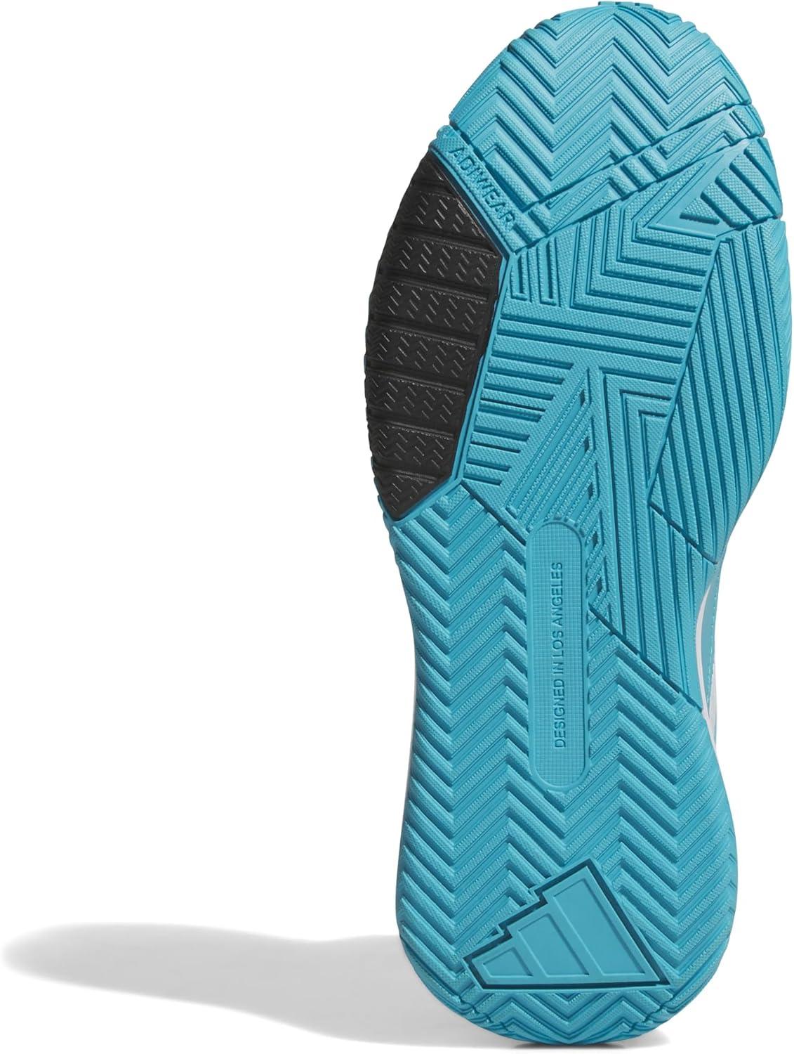 imageadidas Mens Own The Game 30 Basketball SneakerLucid Cyan Ftwr White Core Black