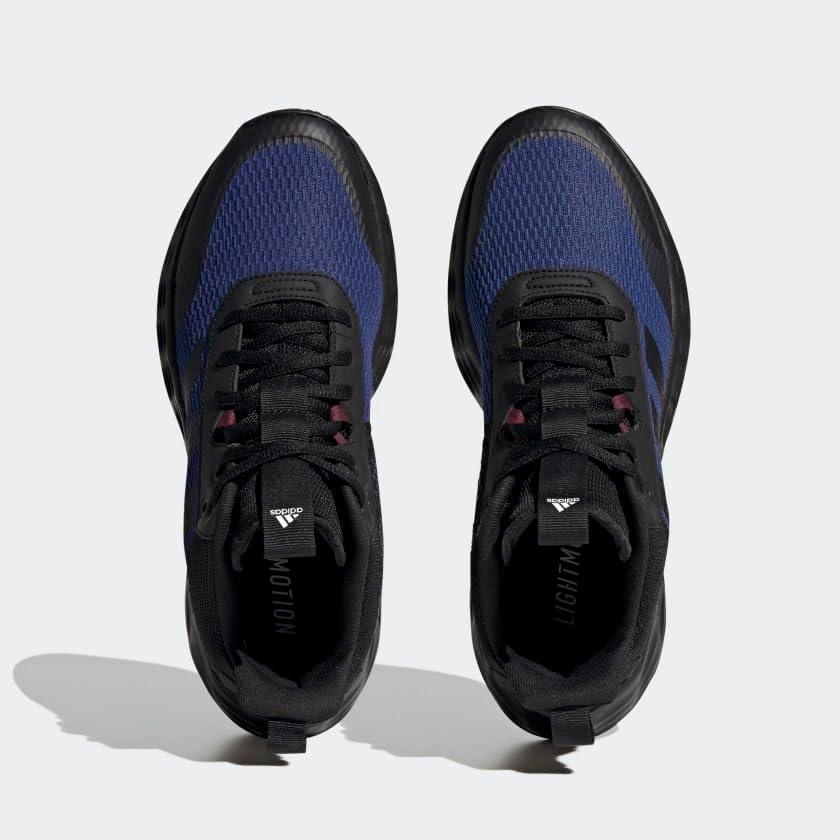 imageadidas Mens Ownthegame Basketball ShoeBlackCarbonVictory Blue
