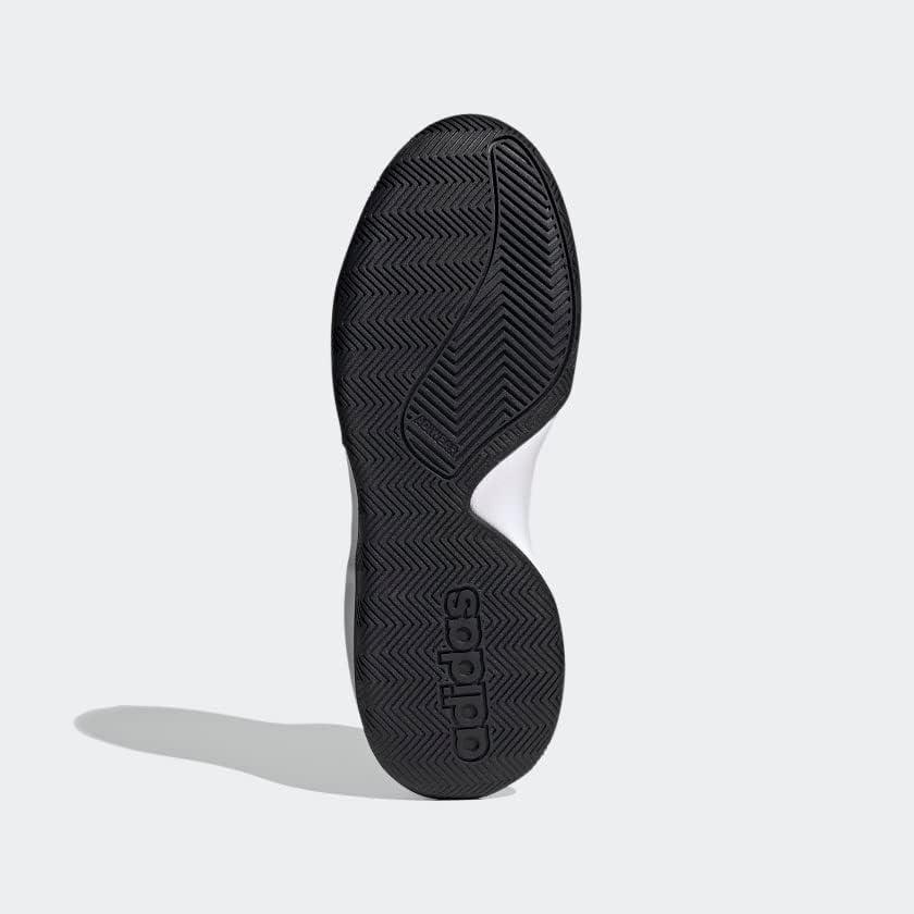 imageadidas Mens Ownthegame Basketball ShoeBlackWhiteBlack
