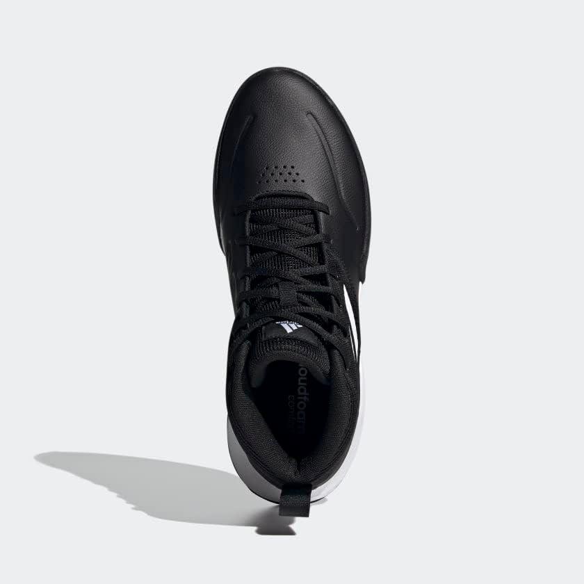 imageadidas Mens Ownthegame Basketball ShoeBlackWhiteBlack