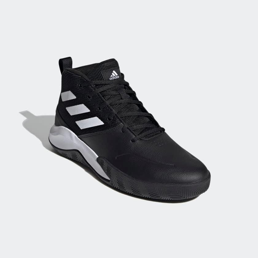 imageadidas Mens Ownthegame Basketball ShoeBlackWhiteBlack
