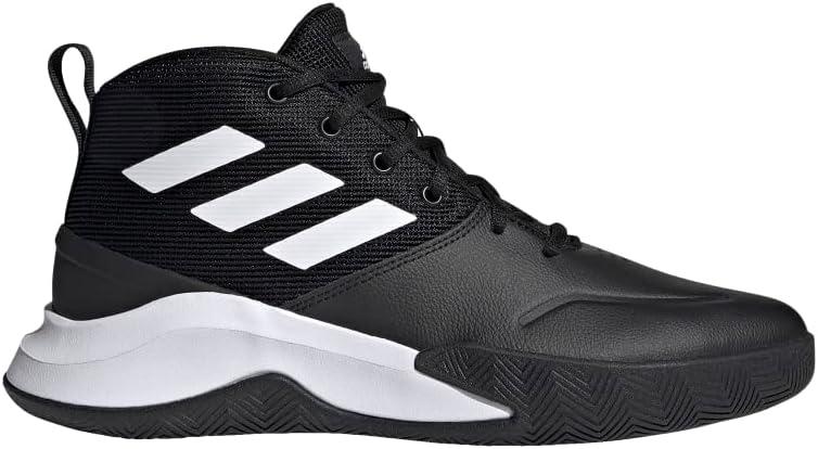 imageadidas Mens Ownthegame Basketball ShoeBlackWhiteBlack