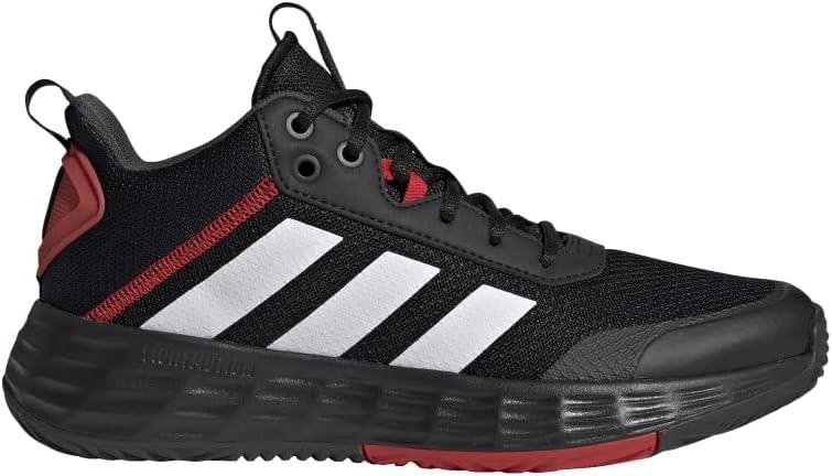 imageadidas Mens Ownthegame Basketball ShoeBlackWhiteCarbon
