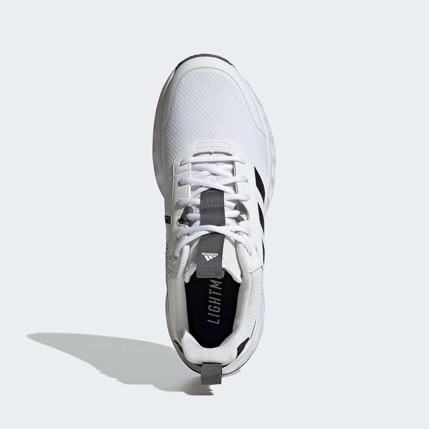 imageadidas Mens Ownthegame Basketball ShoeCloud White Core Black Grey Four