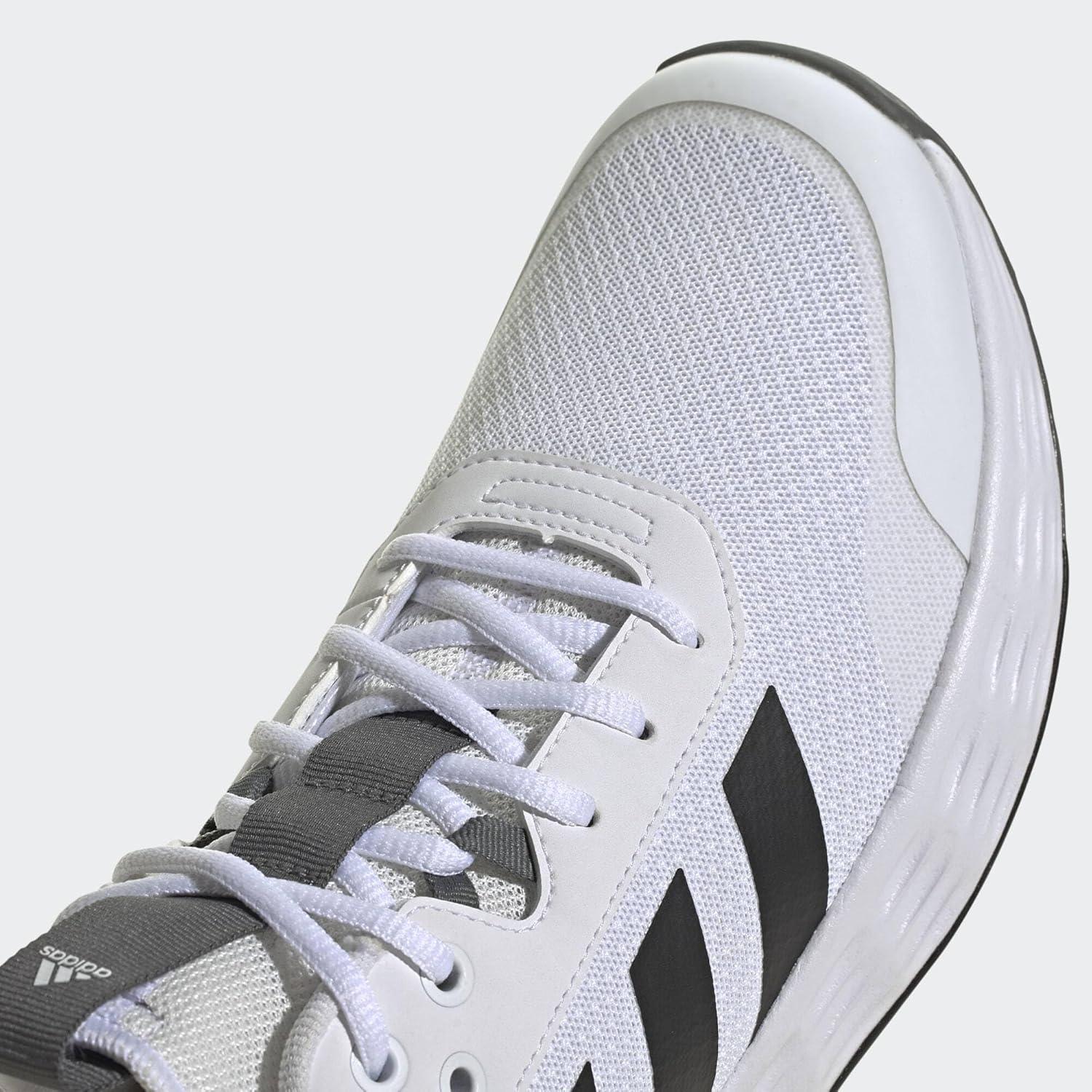 imageadidas Mens Ownthegame Basketball ShoeCloud White Core Black Grey Four