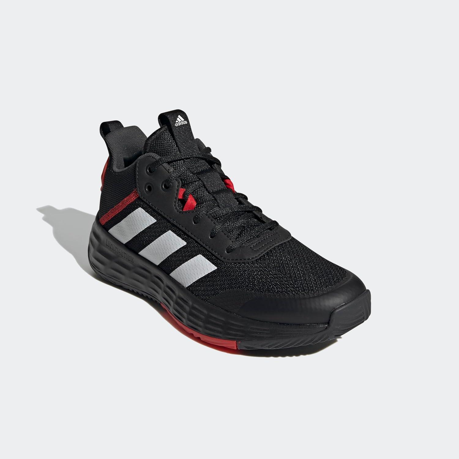 imageadidas Mens Ownthegame Basketball ShoeCore Black Ftwr White Carbon