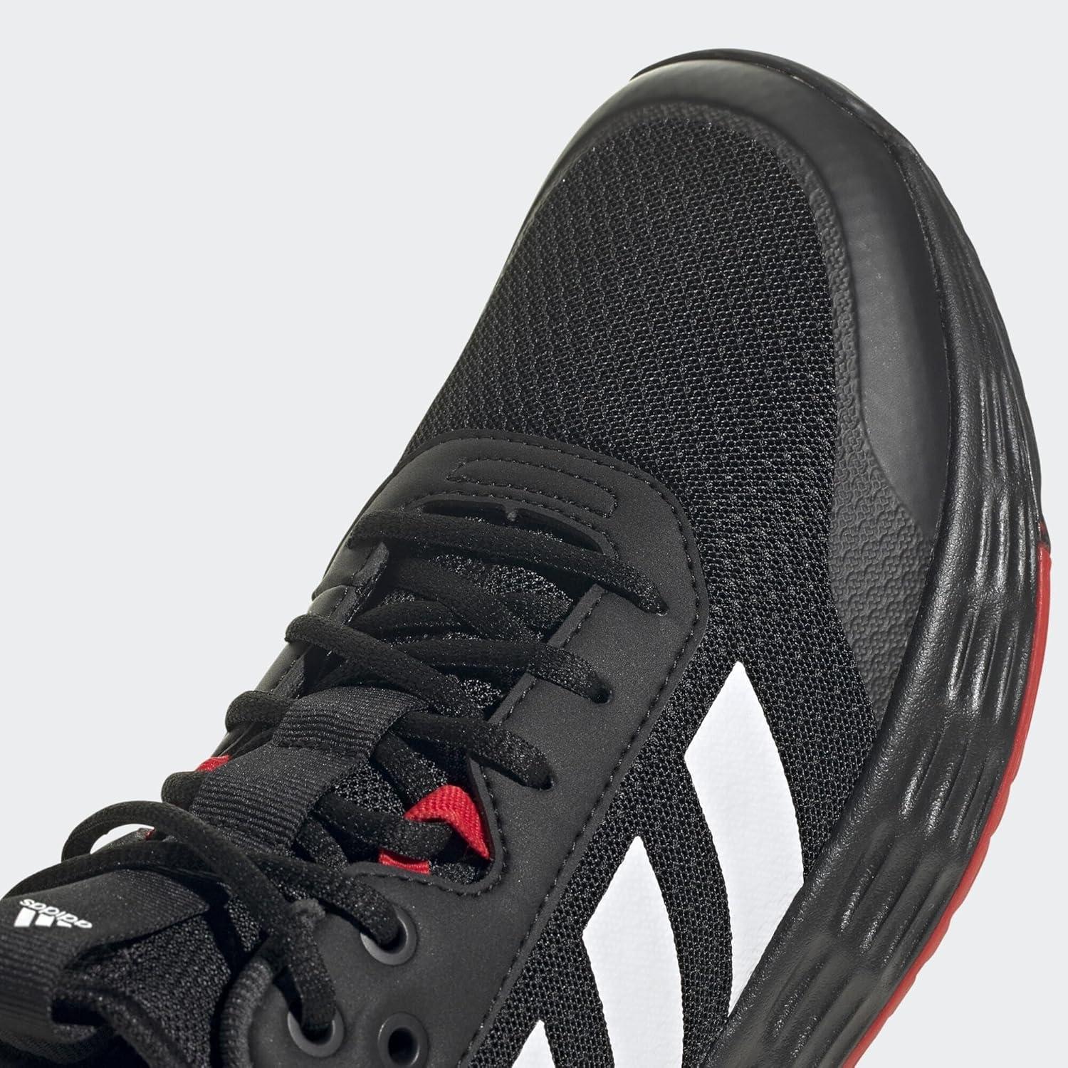 imageadidas Mens Ownthegame Basketball ShoeCore Black Ftwr White Carbon