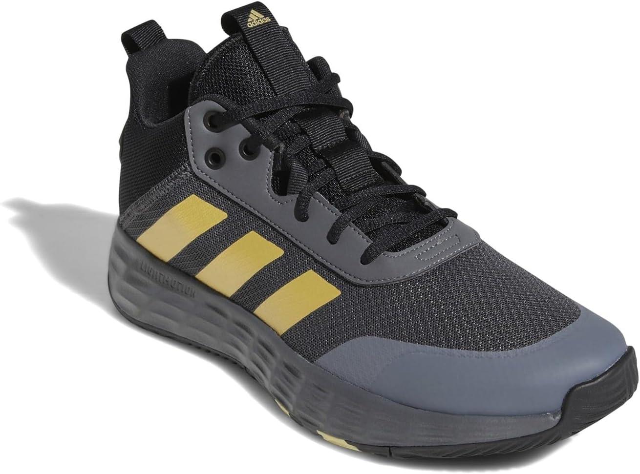 imageadidas Mens Ownthegame Basketball ShoeGrey Five Magold Carbon Black